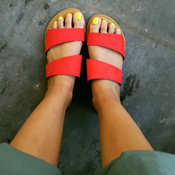 🚨ON SALE//The Estrella// blood orange sandal - Picture 6 of 6